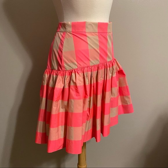 J.Crew hot pink taffeta drop waist skirt 6 NWT - Picture 9 of 10